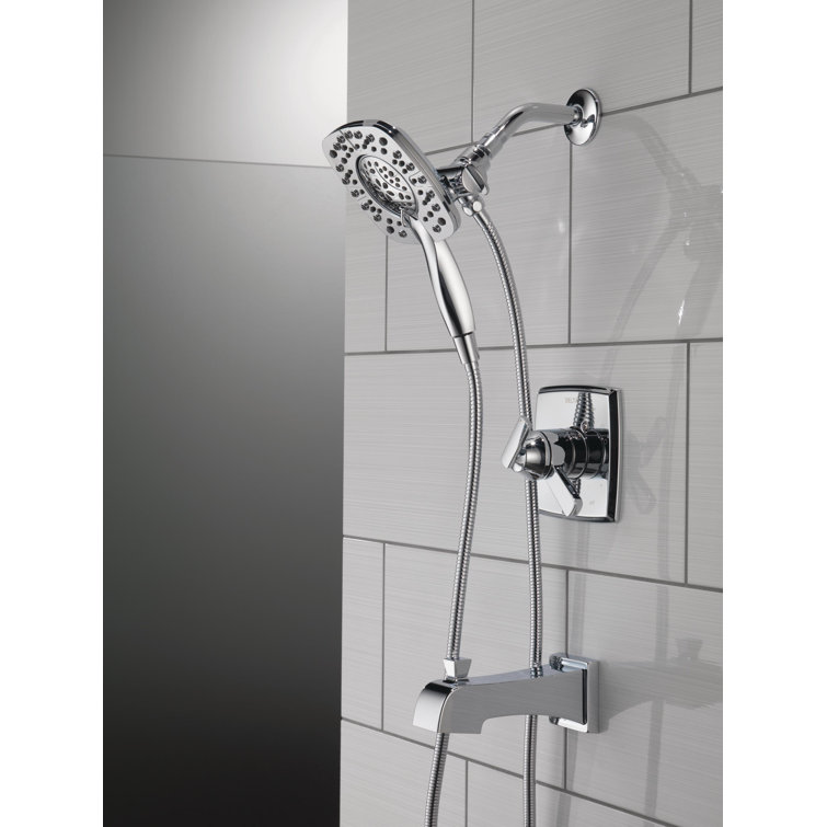 Chrome Multi-Function Handheld Wall Mounted Shower System