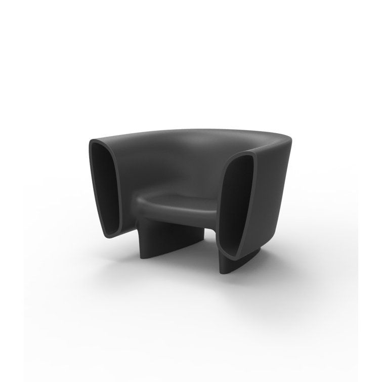 Anthracite Tubular Patio Armchair with Limited Warranty