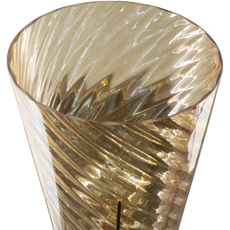 Maxton Elegance 12" Bronze and Gold Dimmable Wall Sconce