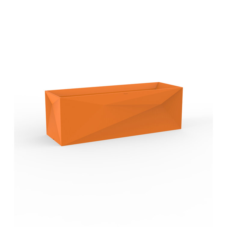 Serene Steel Square Outdoor Planter 15.75" H