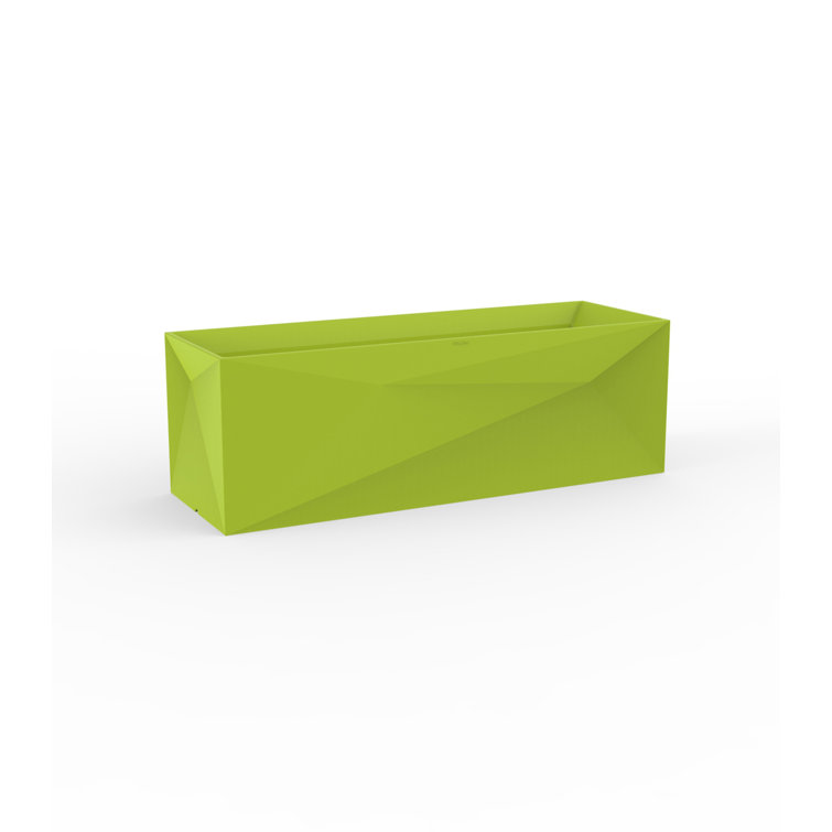Serene Steel Square Outdoor Planter 15.75" H