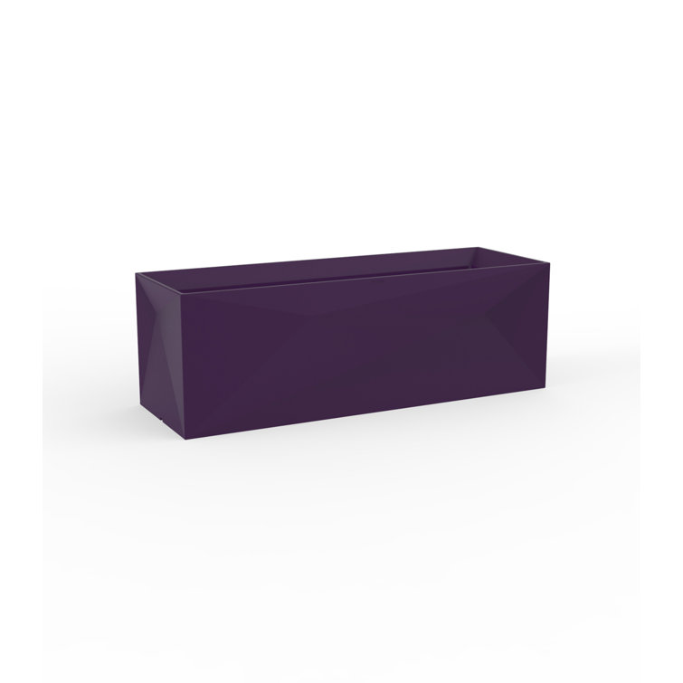 Serene Steel Square Outdoor Planter 15.75" H