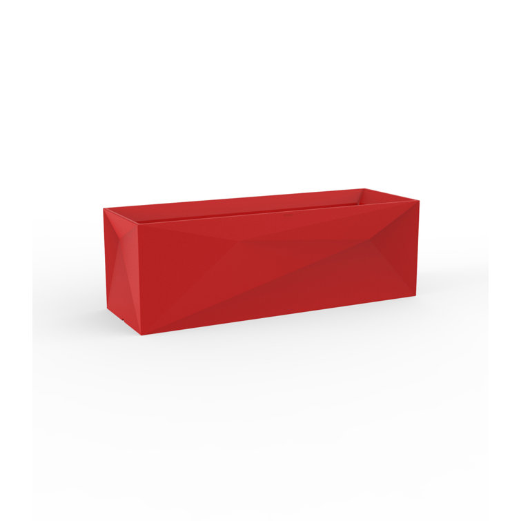 Serene Steel Square Outdoor Planter 15.75" H