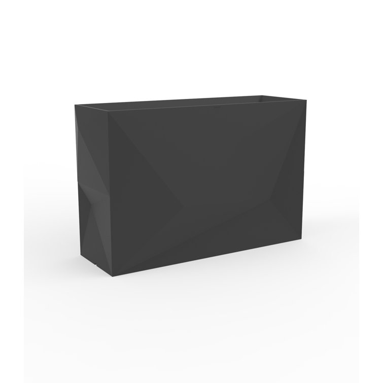 Large Anthracite Resin Outdoor/Indoor Planter Box