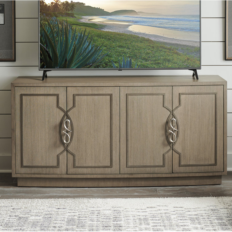 Grove Park 62" Dove Gray Ash Media Console with Storage
