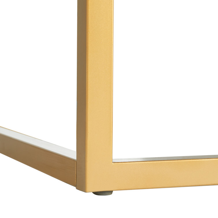 Estelle Rustic Oak 60" Double Dresser with Brass Accents