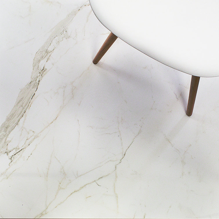 Stazzema Calacatta Large Format Polished Porcelain Tile