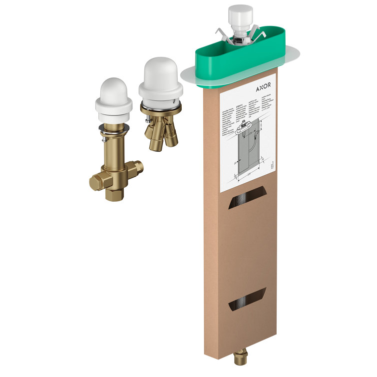 Gold Rough-In Valve with Scald Guard