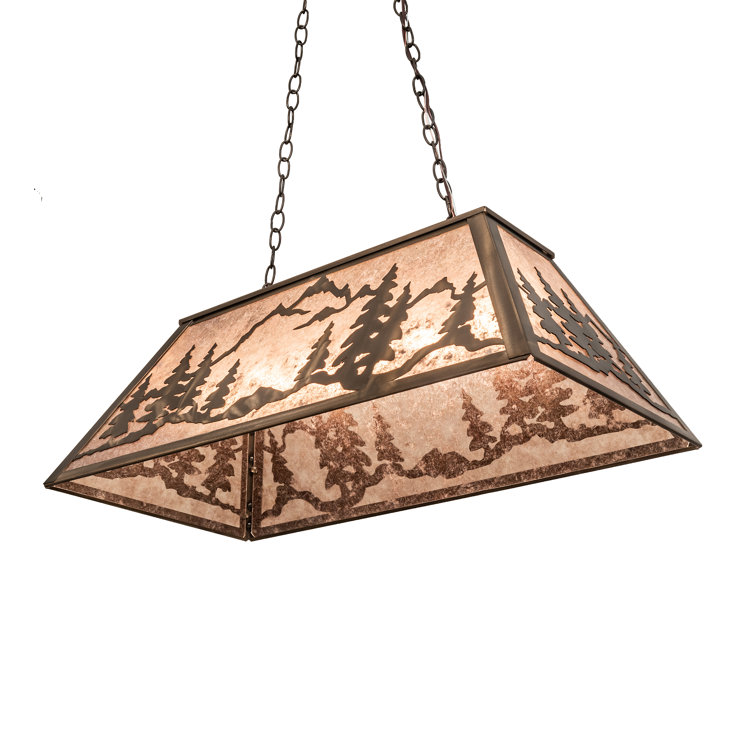 Antique Copper 43.5" Indoor/Outdoor LED Pendant Light