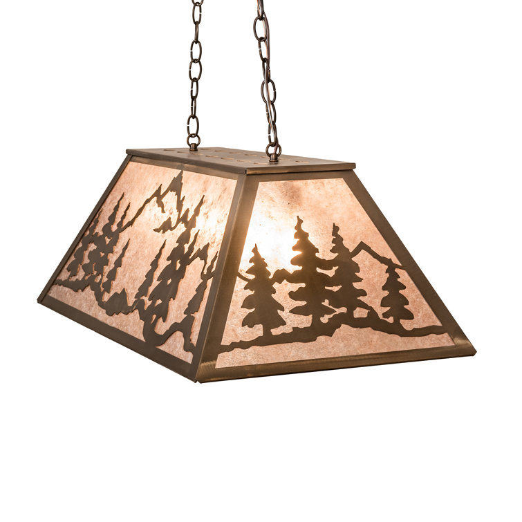 Antique Copper 43.5" Indoor/Outdoor LED Pendant Light