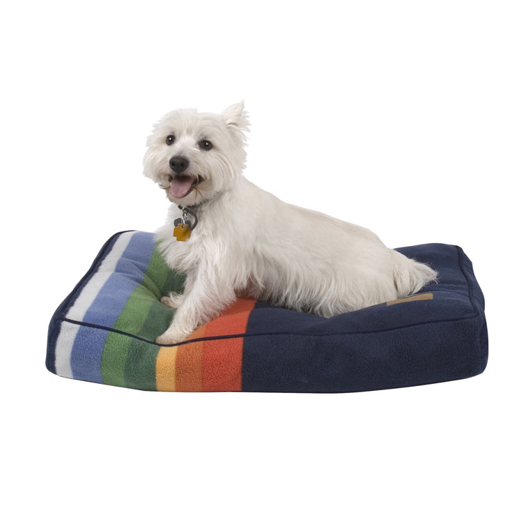 Medium Multicolor Striped Orthopedic Outdoor Pet Bed