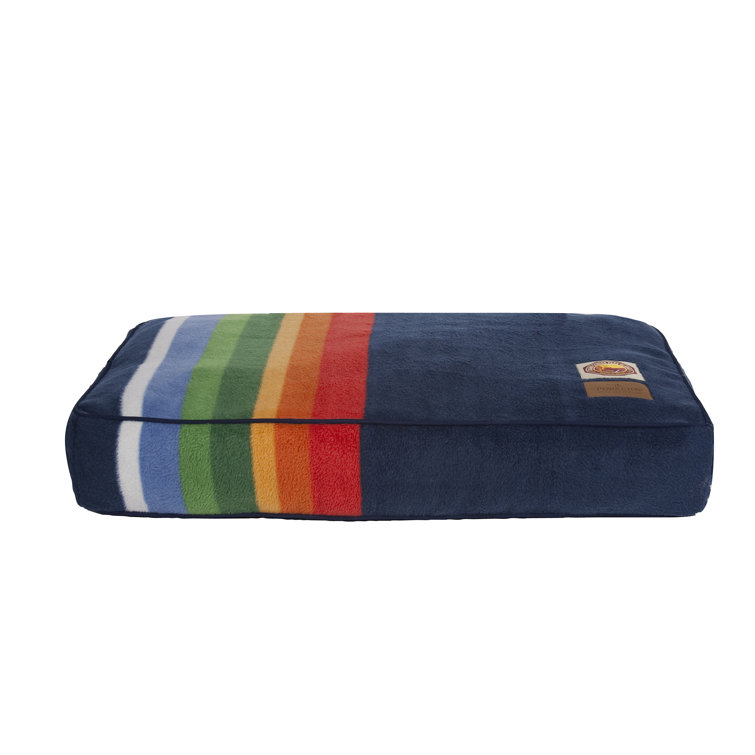 Medium Multicolor Striped Orthopedic Outdoor Pet Bed