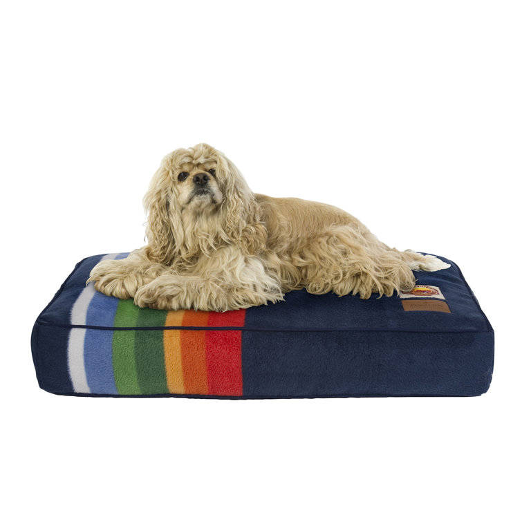Medium Multicolor Striped Orthopedic Outdoor Pet Bed