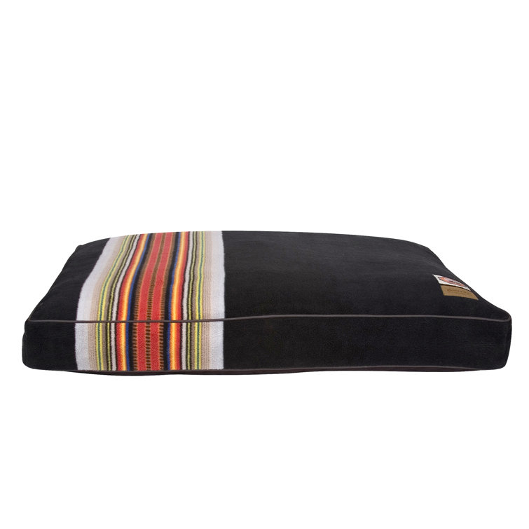 Large Black and Multicolor Orthopedic Outdoor Pet Bed