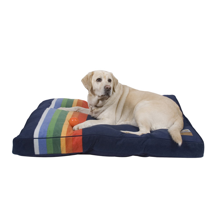 Medium Multicolor Striped Orthopedic Outdoor Pet Bed