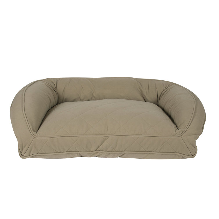 Large Sage Quilted Microfiber Orthopedic Dog Bed