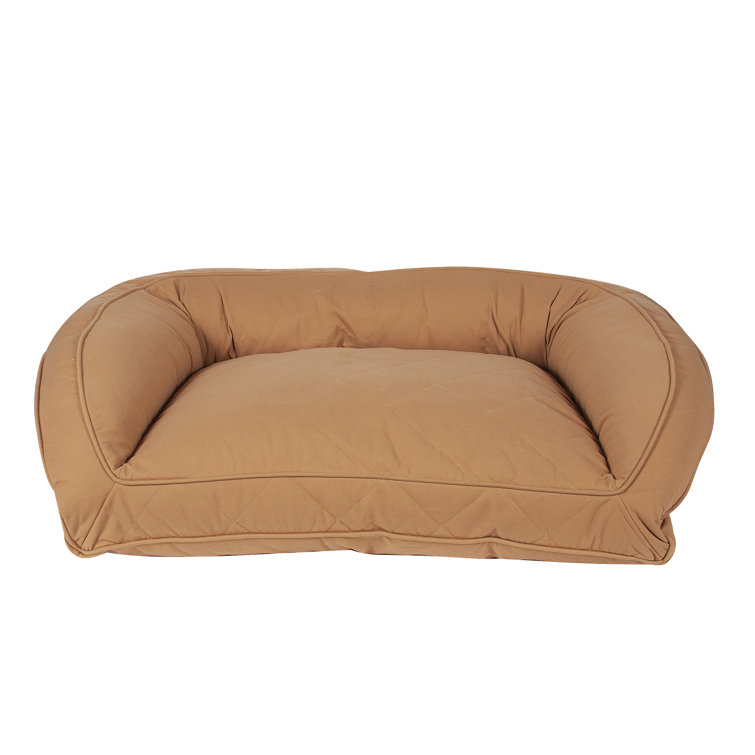 Medium Saddle Quilted Microfiber Orthopedic Pet Bed