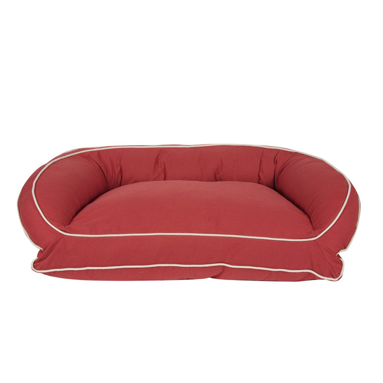 Medium Navy Orthopedic Elevated Polyester Pet Bed