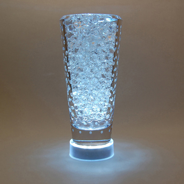 Round Cool White LED Battery Operated Base Light