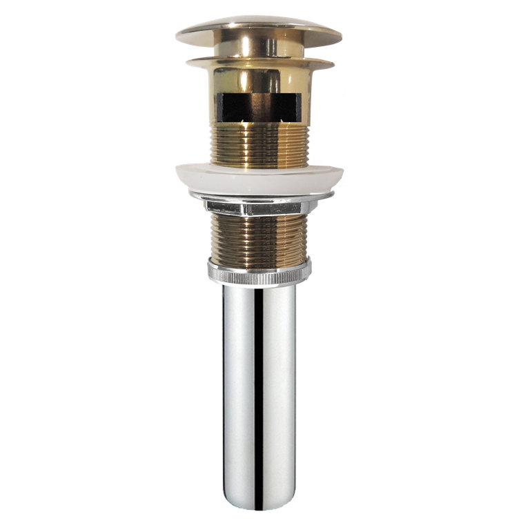 Indy 6.75'' Brushed Gold Stainless Steel Bathroom Faucet