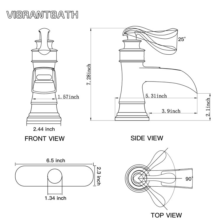Elegance Brushed Gold Single-Handle Low-Arc Bathroom Faucet