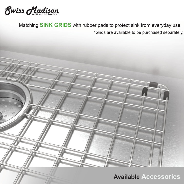 Tourner 26 x 18 Brushed Stainless Steel Single Basin Undermount Kitchen Sink