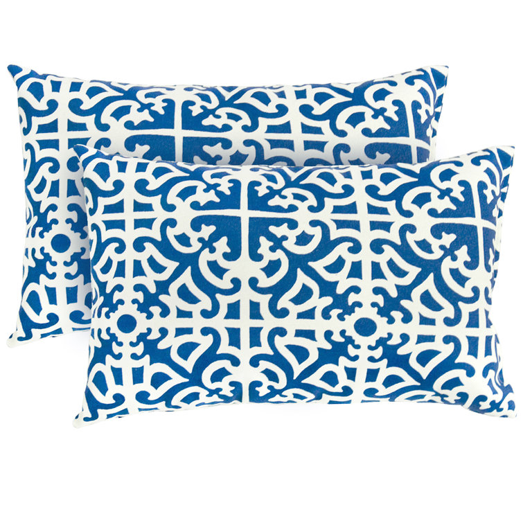 Indoor/Outdoor Reversible Throw Pillow