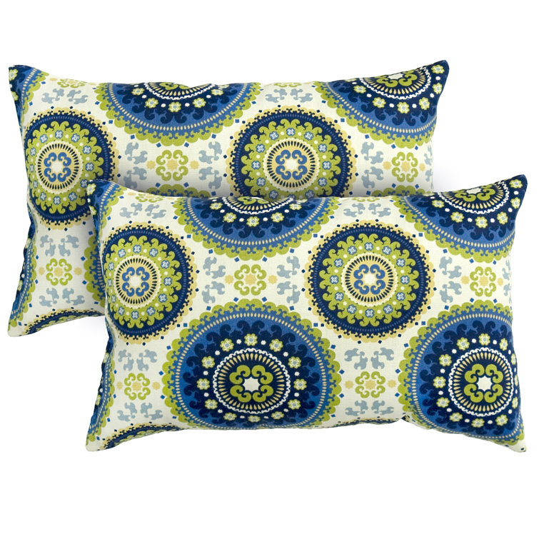 Indoor/Outdoor Reversible Throw Pillow