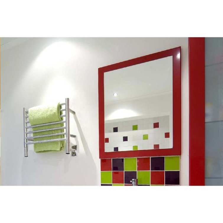 Polished Nickel Stainless Steel Wall Mounted Electric Towel Warmer