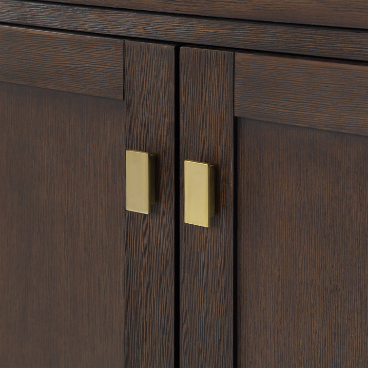 Chestnut Brown Oak Single Bathroom Vanity with Ceramic Sink