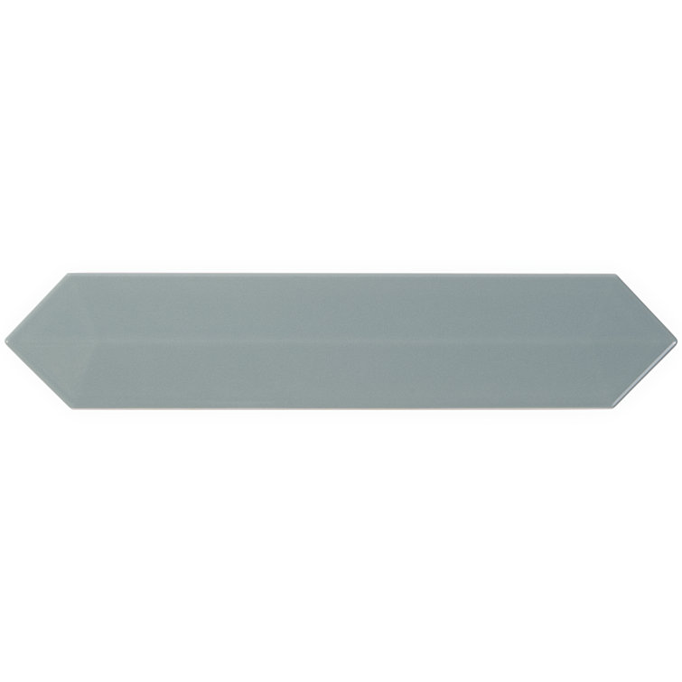 Jade 3x13 Polished Ceramic Hexagonal Wall Tile