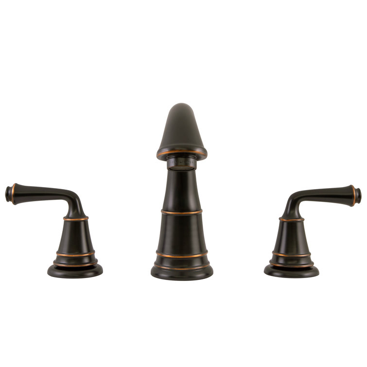 Eden 8" Oil Rubbed Bronze Widespread Bathroom Faucet