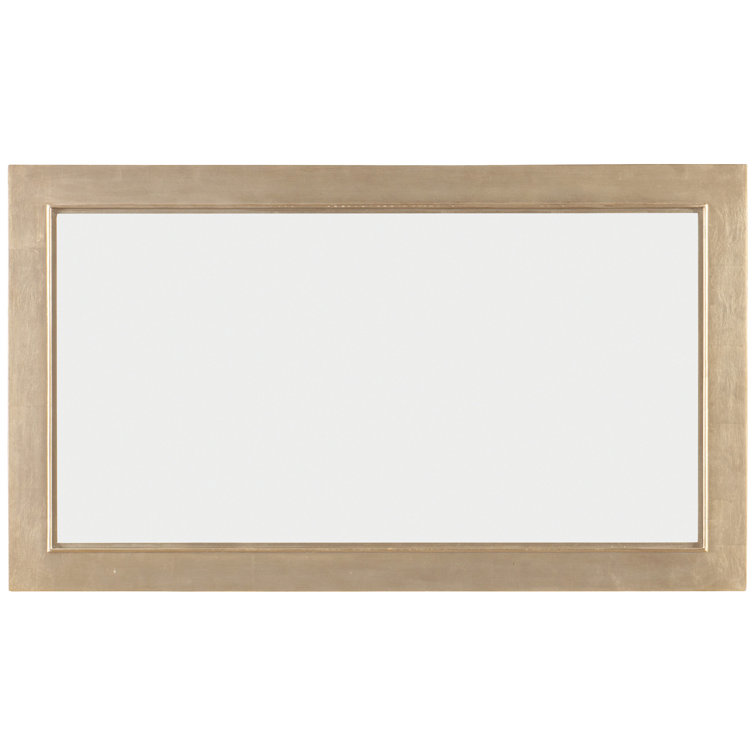 Rectangular Gold Glass Top Coffee Table with Storage