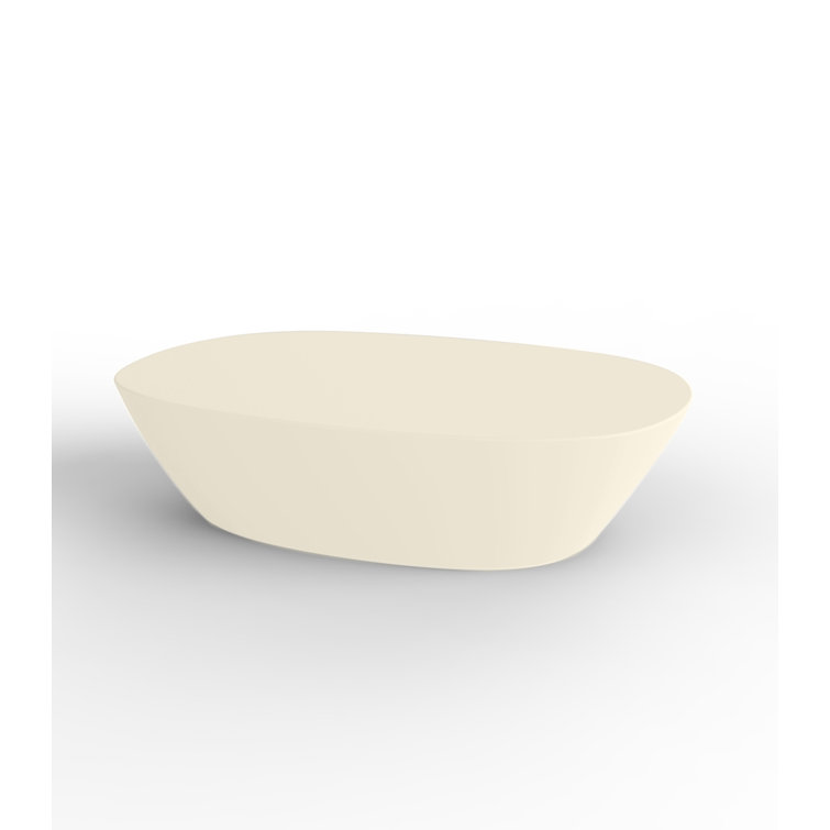 Sabinas Ecru Curved Outdoor Coffee Table