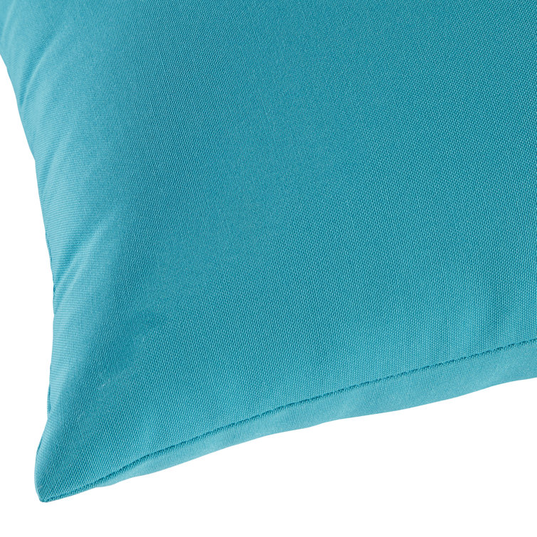 Teal Outdoor Rectangular Lumbar Pillows Set of 2