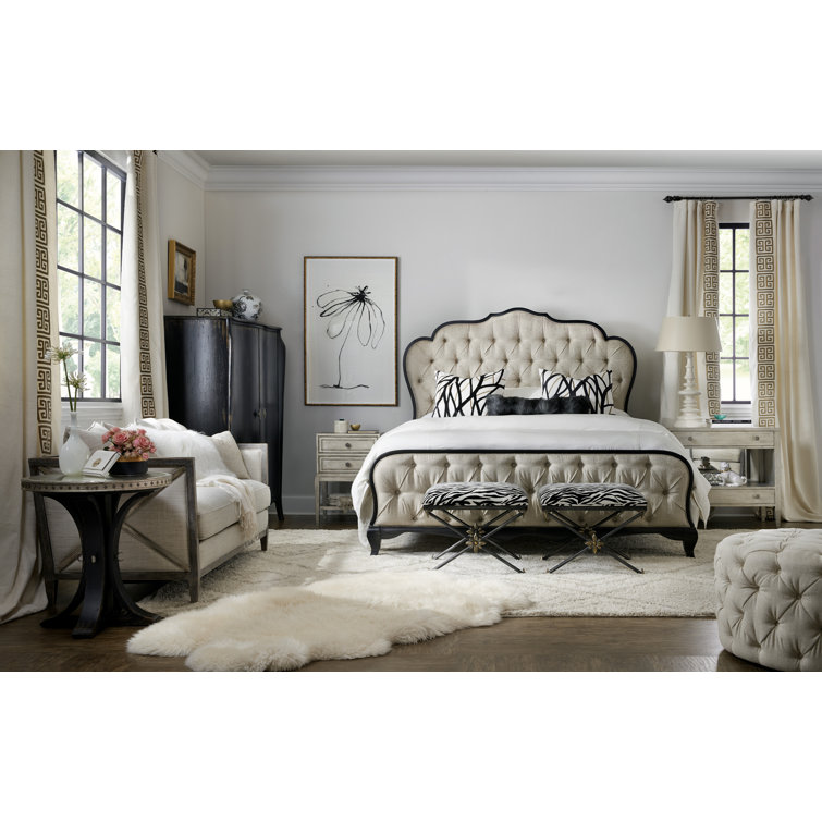 Silver Traditional 2-Drawer Nightstand with Oak Veneers