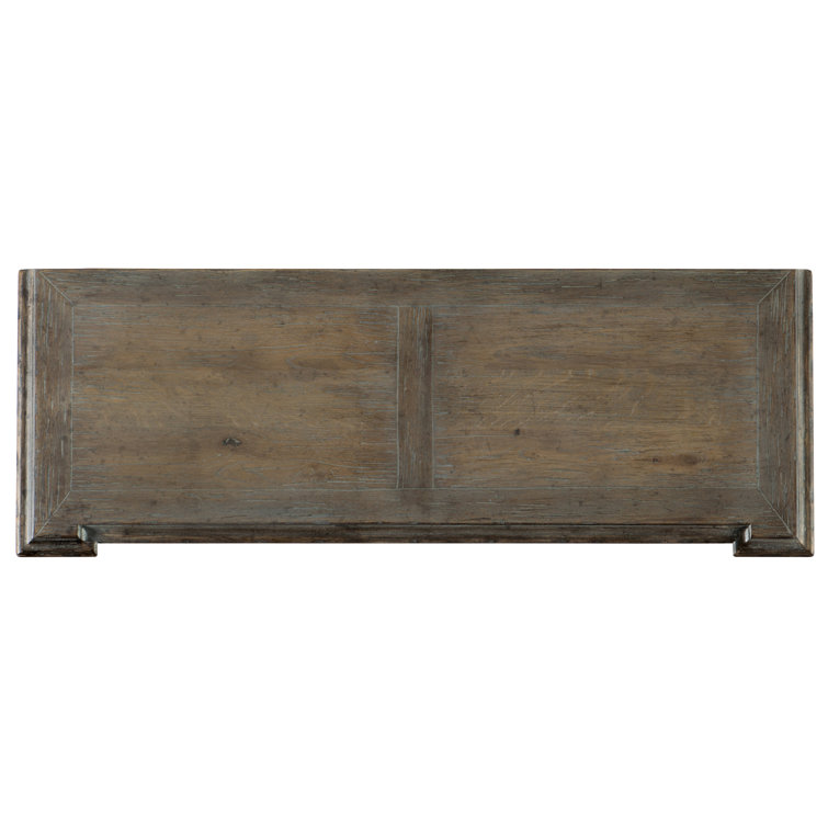 Quartz Gray Poplar and Oak 2-Drawer Accent Cabinet