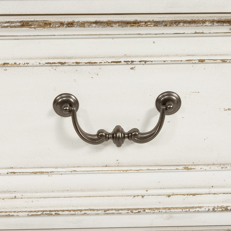 Antique White Traditional Magnolia Manor Armoire with Drawer