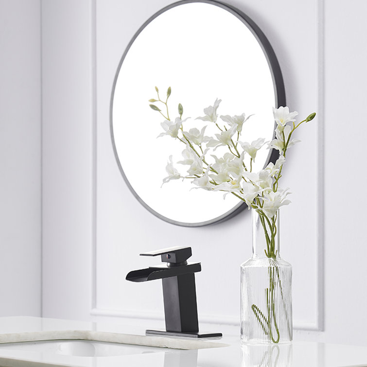 Polished Chrome Waterfall Single-Handle 6.61" Bathroom Faucet