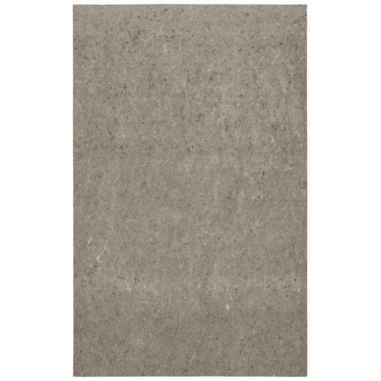 Eco-Friendly 2'x4' Gray Pet and Spill Proof Rug Pad