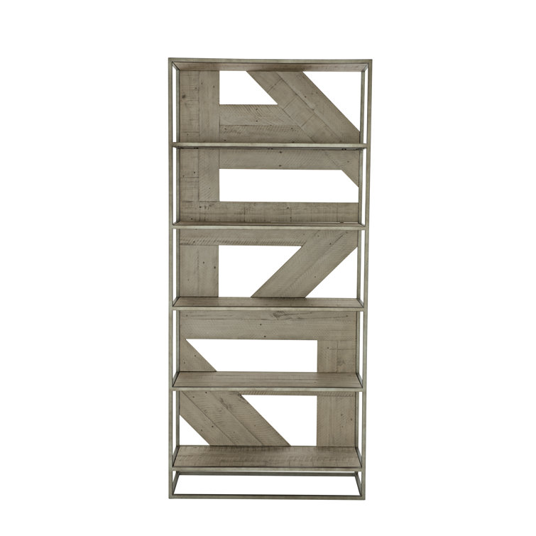 Highland Park Silver-White Adjustable Wood Etagere