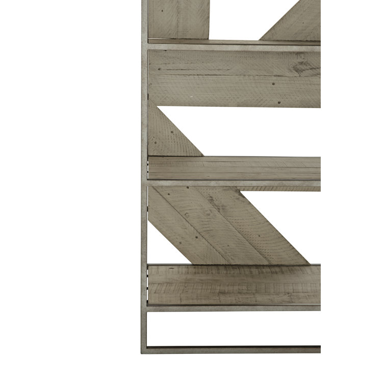 Highland Park Silver-White Adjustable Wood Etagere