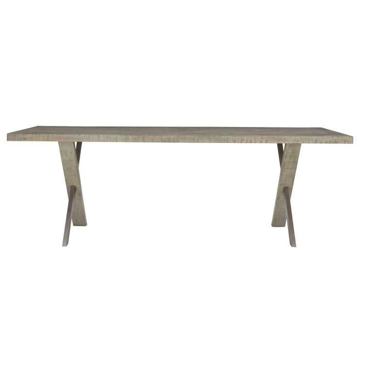 Gray Reclaimed Wood Rectangular Farmhouse Dining Table