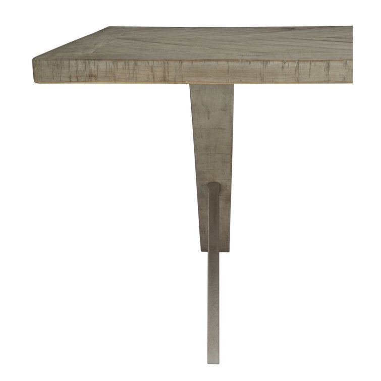 Gray Reclaimed Wood Rectangular Farmhouse Dining Table