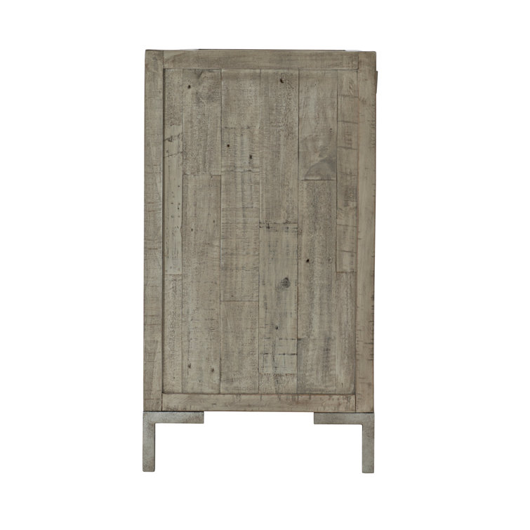 Shaw Transitional 64'' Gray Reclaimed Pine Sideboard