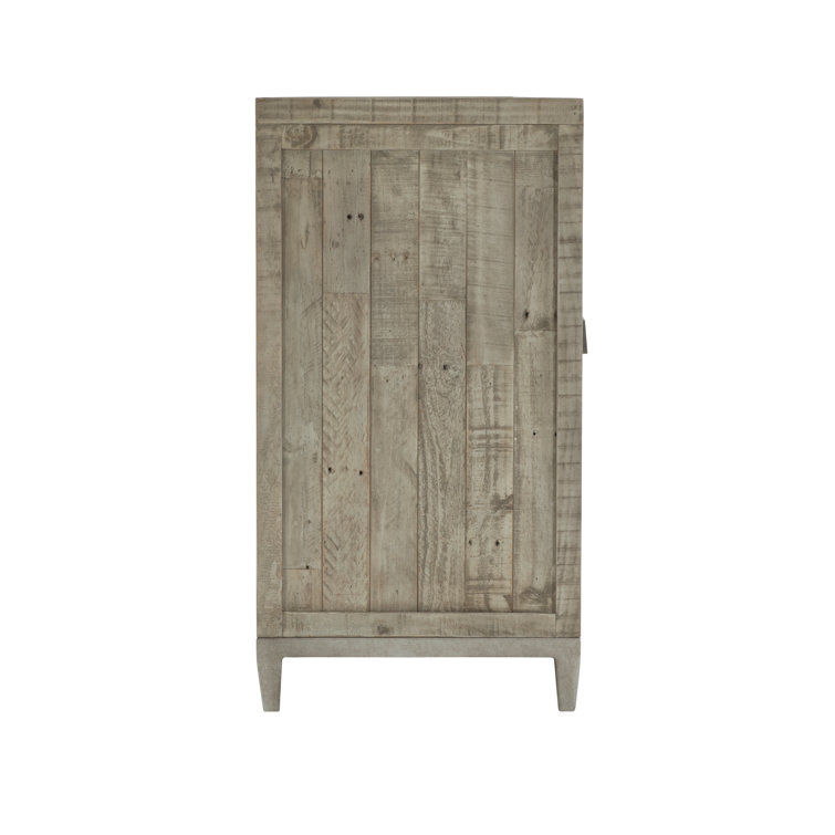 Gray Reclaimed Pine Transitional 7-Drawer Dresser
