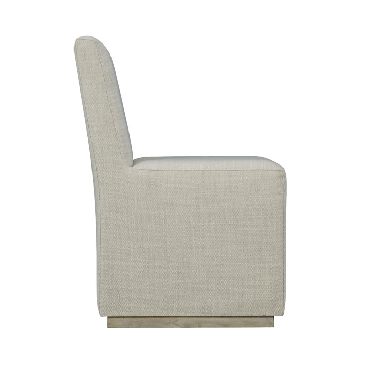 Casey Transitional Beige Swivel Wood Side Chair 35"