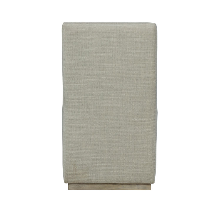 Casey Transitional Beige Swivel Wood Side Chair 35"