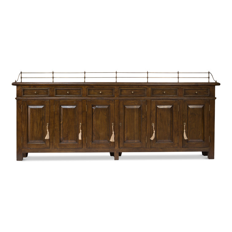 Covent Garden Traditional Brown 96'' Wooden Sideboard