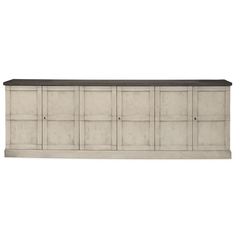 Boxholm Transitional 112'' Gray Stone Sideboard